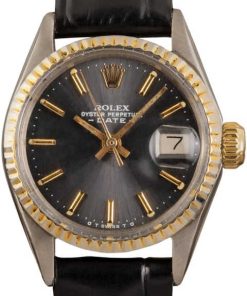 HandMade The Ladies Rolex Date 6517 Steel & Gold