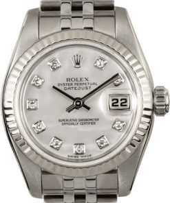 HandMade The Rolex Ladies Datejust 179174 Diamond 100% Authentic