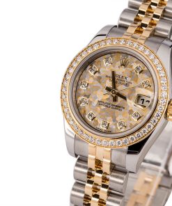 Alternative view of HandMade The Rolex Ladies Datejust 179383 Crystal Diamond Dial