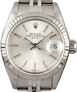 HandMade The Rolex Ladies Datejust 69174 Silver Dial