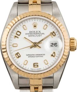 HandMade The Rolex Ladies Datejust 79173 Arabic White Dial