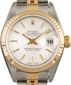 HandMade The Silver Tapestry Dial Rolex Datejust 79173