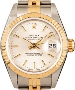 HandMade The Rolex Ladies Datejust 79173 Silver Index Dial