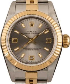 HandMade The Rolex Ladies Oyster Perpetual 67193 Fluted Bezel