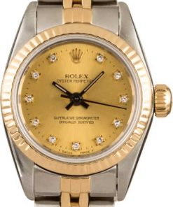 HandMade The Ladies Champagne Diamond Rolex 67193