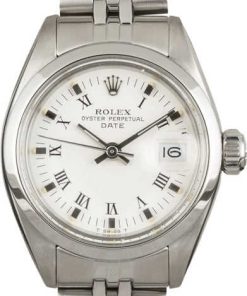 HandMade The Ladies Rolex Date 6916 White Roman Doorstop Dial