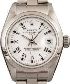 HandMade The Rolex Date 69190 White Roman Dial T