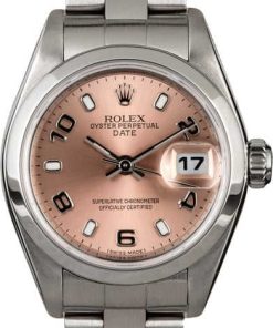 HandMade The Ladies Rolex Date 79160 Salmon Dial
