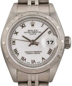 HandMade The Lady Rolex Date 79190 White Roman Dial