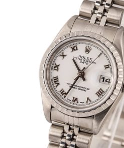 Alternative view of HandMade The Rolex Lady Date 79240 White Roman