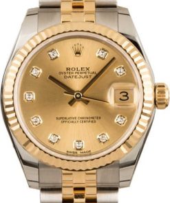 HandMade The Mid-Size Rolex Datejust 178273 Diamond