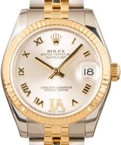 HandMade The Rolex Datejust 178273 Mid-Size Silver Roman Dial