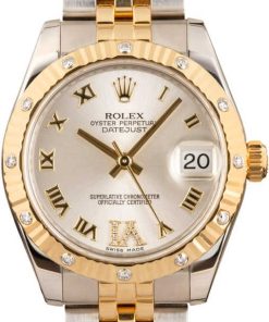 HandMade The Rolex Datejust 178383 Mid-Size Diamond Bezel