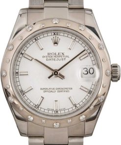 HandMade The Ladies Rolex Datejust 178344 White Dial