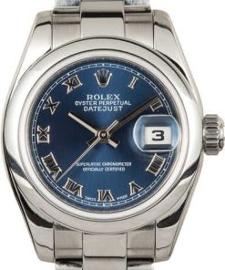 HandMade The Rolex Lady-Datejust 179160 Blue Dial