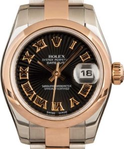 HandMade The Rolex Lady Datejust 179161 Two Tone Everose Gold