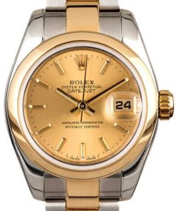 HandMade The Rolex Lady Datejust 179163 Champagne Index Dial