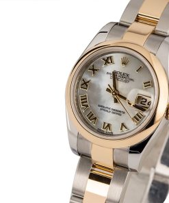 Alternative view of HandMade The Rolex Datejust 179163 Mother of Pearl