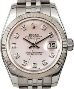 HandMade The Rolex Ladies Datejust 179174 MOP Diamond Dial