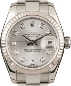 HandMade The Rolex Ladies Datejust 179174 Diamond Dial