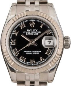 HandMade The Rolex Datejust 179174 Black Roman Dial