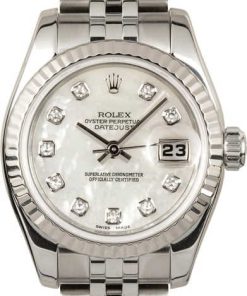 HandMade The Rolex Lady-Datejust 179174 Mother of Pearl Diamond