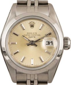 HandMade The Rolex Ladies Datejust 69160 Aged Silver Dial