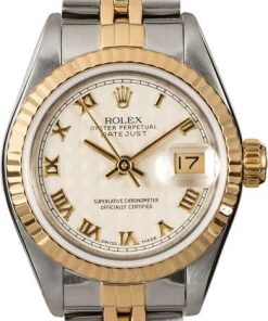 HandMade The Rolex Ladies Datejust 69173 Ivory Pyramid Dial