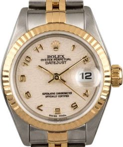 HandMade The Rolex Ladies Datejust 69173 Ivory Arabic Dial