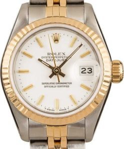 HandMade The Ladies Rolex Date 69173 Two Tone