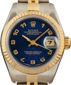 HandMade The Rolex Lady Datejust 69173 Blue Arabic Dial