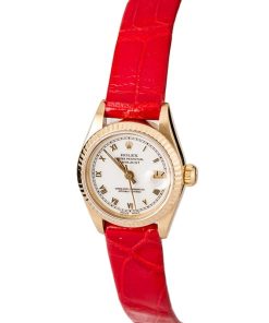 Alternative view of HandMade The Rolex Ladies Datejust 69178 White Roman Dial