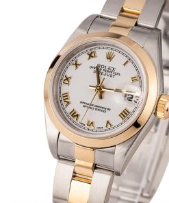 Alternative view of HandMade The Rolex Datejust 79163 White Roman Dial 26MM