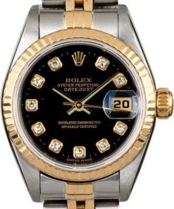 HandMade The Rolex Lady Datejust 79173 Champagne Dial with Diamonds