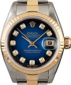HandMade The Rolex Datejust 79173 Blue Vignette Diamond Dial
