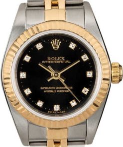 HandMade The Ladies Oyster Perpetual Stainless and Gold Watch 76173