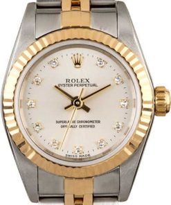 HandMade The Rolex Lady Oyster Perpetual 76193 Diamonds