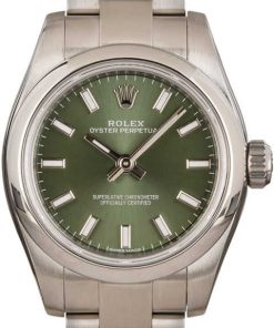 HandMade The Rolex Oyster Perpetual 176200 Olive Green Dial
