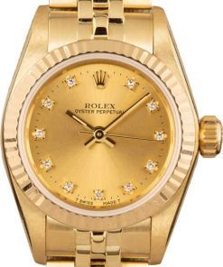 HandMade The Rolex Ladies Oyster Perpetual 67197 Diamonds