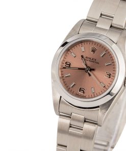 Alternative view of HandMade The Rolex Ladies Oyster Perpetual 76080 Pink Dial