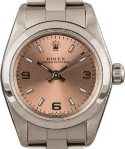 HandMade The Rolex Oyster Perpetual Ladies 76080 Pink Dial T