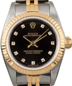 HandMade The Rolex Lady Oyster Perpetual 76193 Diamond Dial