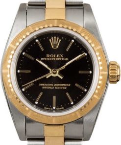 HandMade The Rolex Lady Oyster Perpetual 76243 Black