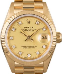 HandMade The Rolex Lady President 69178 Diamond Dial