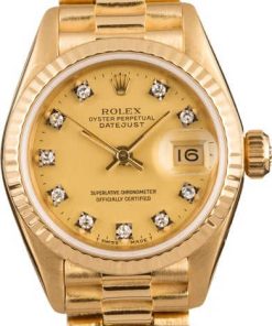 HandMade The Rolex Lady President 69178 Diamond Dial