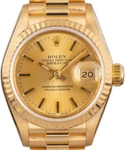 HandMade The Rolex Lady President 69178 Champagne Dial