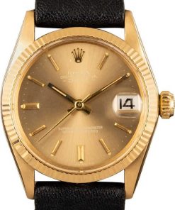 HandMade The Rolex Date 6624 Yellow Gold