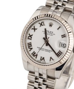 Alternative view of HandMade The Rolex Datejust 178274 White Roman Dial