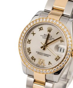 Alternative view of HandMade The Rolex Datejust 178383 Diamond Bezel & VI