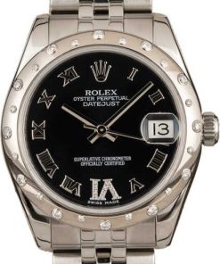 HandMade The Rolex Mid-size Datejust 178344 Diamonds